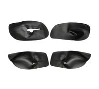 Pizgear For VW, for Golf, for MK4, for Bora, for Jetta, 1998 1999 2000 2001 2002 2003 2004 2005 Car Door Panel Armrest Microfiber Leather Cover Decor Car Door Panel(Black,LHD)