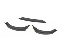 Pizgear For VW, for POLO, 2011-2013 Car Front Bumper Lip 3pcs Splitter Diffuser Lip Body Kit Spoiler Protector Car Accessories Spoiler Front Spoiler(BLACK Matte Black)