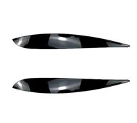 Pizgear For VW, for POLO 4 MK4 9N3 GTI R32 TDI 2005 2006 2007 2008 2009 Gloss Black Headlight Eyebrows Eyelids Cover Eye Lids Sticker Trim Headlight Tint Sticker(Gloss Black)