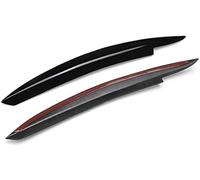 Pizgear Front Headlight Eyebrow Cover Eye Lid Trim Sticker, for Golf 6 Mk6 Gti, for Gtr 2008-2013 Headlight Brow Trim