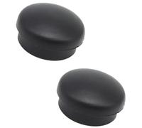 Pizgear Front Windscreen Wiper Arm Nut Cap Bolt Cover Rocker, for Vw, for Jetta, for A6, for Bora, for A4 2000-2018 car wiper base cover trim, vehicle windshield wipe(BLACK 2Pc)