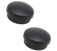 Pizgear Front Windscreen Wiper Arm Nut Cap Bolt Rocker Cover, for A2 8Z 2000-2005 5N0955205 133955435 car wiper base cover trim, vehicle windshield wipe(BLACK 2Pc)