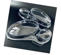 Pizgear Headlamp Car Front Headlight Lens Cover, for, for, E Class W211 E240 E200 E350 E280 E300 2002-2008 Clear Shell Lampshade Lights Headlight Lens Cover(BLACK 1pair)