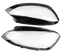 Pizgear Headlamp Car Front Headlight Lens Cover, for VW, for Golf, 7, for MK7, for GTI 2014-2017 Clear Shell Transparent Lampshade Lights Headlight Lens Cover(BLACK 1pair)