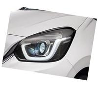 Pizgear Headlamp, for JAZZ, 2019 2020 Car Headlight Shell cover Lens Glass Auto Cover Front Lights Headlight Lens Cover(BLACK Left and right)