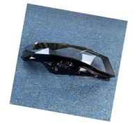 Pizgear Headlamp, for Peugeot, 508 2019 2020 2021 2022 Car Headlight Shell cover Lens Glass Auto Cover Front Lights Headlight Lens Cover(BLACK Left side)