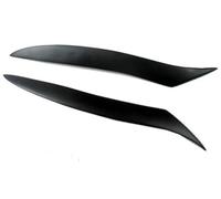 Pizgear Headlight Eyebrow Cover Car, for Mazda Rx8 2008-2012 Eyebrows Eyelids Stickers Trim Lid Resin Headlamp Eyelid Headlight Brow Trim