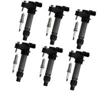 Pizgear Ignition Coil 6 + Spark Plug, for Buick, for Enclave, for LaCrosse 2010 2011 2012 2013 2014 2015 16 3.6L UF569 Car Ignition Coil Replacement Pack