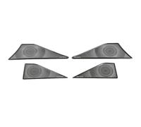 Pizgear Inner Rear Door Handle Audio Horn Hood Speaker Trim Cover Decoration Sticker Frame Car Accessories, for Haval, H6 2021 2022 Car Speaker Trim(Door panel-01)