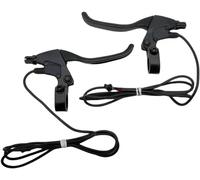 Pizgear Left+Right Brake Lever, for DYU, D1 D2 D2C D2+ D3+ D5, Electric Bicycle D Series Bike Brake Bar Handle Replace Accessories Electric Scooter Hand Brake