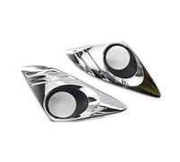 Pizgear Left Right Silver Car Front Bumper Lower Fog Lamp Grille Cover Fog Light Grill Fits, for Toyota, Camry 2012-2014 5212506200 5212606200 Front Fog Light Grille(Black 1Pai Fog Lamp Grille)