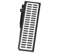 Pizgear LHD Car Pedals, for VW, for Tiguan, 2009-2026 Stainless Steel AT MT Brake Pedal Cover Rest Pedale Pad Accessories Car Pedal Cover(BLACK MT With Rest Pedal)(BLACK 1Pc Rest Pedal)