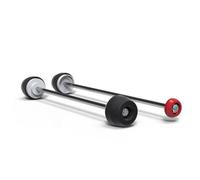 Pizgear Motorcycle Rear Front Axle, fork Crash Slider, for Aprilia, for Tuono V4 2011~2023 Wheel Crash Slider Protector Motorbike Crash Bar Motorcycle Fork Protector(Red)