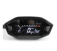 Pizgear Motorcycle Universal LCD Cylind 1,2,4 Cylinder Speedometer 10000RPM Optional Backlight Digital Odemeter Tachometer Motorcycle Speedometer(Only Speedometer)