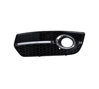 Pizgear Pair Car Side Fog Lights Grills Cover Front Bumper Grill Grilles, for, Q5 8R MK1 2008 2009 2010 2011 2012 Pre-facelift Parts Front Fog Light Grille(Black Left)