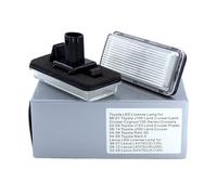 Pizgear Pair Error Free Car Number License Plate Light, for Toyota, for Land Cruiser 120, for Land Cruiser 200 Prado 200, for Lexus LX470 GX470 vehicle number plate light