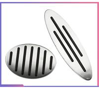 Pizgear Pedal Pad, for All, for MINI, for Cooper, for Models R52 R53 R55 R56 R57 R58 R59 F55 F56 F57 Stainless Steel Accelerator Gas Brake Cover Clutch Pedal(BLACK MT pedal)(BLACK MT pedal)