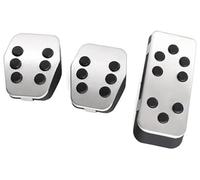 Pizgear Pedal Pad, for Focus, 2, for Focus, 3 4 MK2 MK3 MK4 Kuga RS ST 2005-2024 Clutch Gas Brake Pedals Pads MT Stainless Car Pedal Cover Clutch Pedal(BLACK C Style 3piece)(BLACK B Style 3piece)
