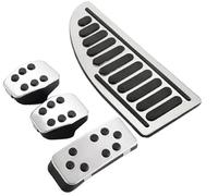 Pizgear Pedal Pad, for Focus, 2, for Focus, 3 4 MK2 MK3 MK4 Kuga RS ST 2005-2024 Clutch Gas Brake Pedals Pads MT Stainless Car Pedal Cover Clutch Pedal(BLACK C Style 3piece)(BLACK B Style 4piece)