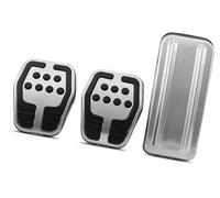 Pizgear Pedal Pad, for Focus, 2, for Focus, 3 4 MK2 MK3 MK4 Kuga RS ST 2005-2024 Clutch Gas Brake Pedals Pads MT Stainless Car Pedal Cover Clutch Pedal(BLACK C Style 3piece)(BLACK A Style 3piece)