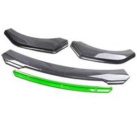 Pizgear Protector Car Front Bumper Lip Body Kit Spoiler Decorative Strip Bumper Canard Lip Splitter Exterior Parts, for Subaru, Spoiler Front Spoiler(BLACK Carbon Green)