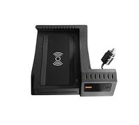 Pizgear QI Car Wireless Charger Interior Modification Accessories Charging Plate, for, for Mercedes-Benz, C Class GLC W205 C300 AMG C43 C63 Car Mount Charger(For C200L C180 C63)