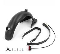 Pizgear Rear Fender Set Accessories Mudguard Taillight Bracket Kit, for Segway, for Ninebot, Max G30 Scooter Brake Light Support Accessory Skateboard Mudguard(WHITE)