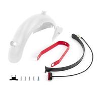 Pizgear Rear Fender Set Accessories Mudguard Taillight Bracket Kit, for Segway, for Ninebot, Max G30 Scooter Brake Light Support Accessory Skateboard Mudguard(Yellow)
