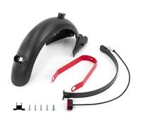 Pizgear Rear Fender Set Accessories Mudguard Taillight Bracket Kit, for Segway, for Ninebot, Max G30 Scooter Brake Light Support Accessory Skateboard Mudguard(Red)