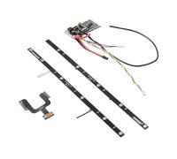 Pizgear Scooter, for Xiaomi, M365/Pro Fender Reflective Protect Shell Rear Brake Light Tail Light BMS Circuit Board Controller Acccessory Skateboard Mudguard(Dark Grey)