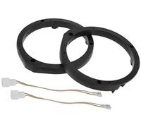 Pizgear Speaker Spacer Ring Tweeter Speaker Spacer Adapter Car, for Odyssey 2009-2021 Front Rear Doors ABS Black with Audio Wiring Harness Waterproof Car Speaker Spacer