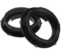 Pizgear Speaker Spacer Ring Tweeter Speaker Spacer Adapter Car, for Volkswagen, Excelle Front Rear Doors ABS Black Waterproof Car Speaker Spacer
