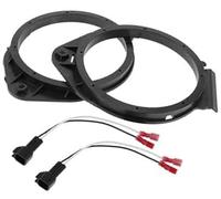 Pizgear Speaker Spacer Ring Tweeter Speaker Spacer Adapter, for Chevrolet 2006-2013 Waterproof Black 2 Set Car Speaker Spacer