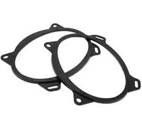 Pizgear Speaker Spacer Ring Tweeter Speaker Spacer Adapter, for Toyota, for Corolla, 2003-2013 Waterproof Rear Black 2 Pcs Car Speaker Spacer