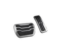 Pizgear Stainless Steel Car Gas Brake Pedal Protection Pads Cover Pedals, for Ford, New, for Mondeo, Edge Fusion 2015-2022 AT MT Accessories Car Clutch Pedal Pad