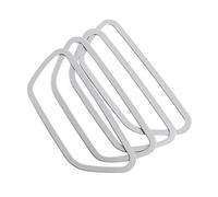 Pizgear Stainless Steel Interior Door Handle Frame Trim 4pcs, for BMW, for 3-Series F30 F31 F34 F35 316 318 320Li 328Li 335 3GT Steering Wheel Trim