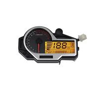 Pizgear Universal 1 2 4 Cylinders Motorcycle Odometer 15000 Tachometer Temperature Meter Speedometer N-6 Gear Display Motorcycle Speedometer