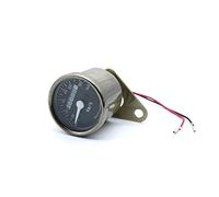 Pizgear Universal Retro Motorcycle Speedometer Meter Light Odometer Speed Gauge Miles DC 12V Motorcycle Speedometer(Bronze)