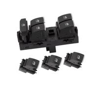 Pizgear Window Control Switch, for Seat, for Leon 2013-2018 1 3 Buttons Electric Power Main Button 5G0959857 Power Car Window Switch Power Car Window Switch