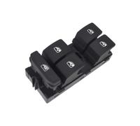Pizgear Window Control Switch, for Seat, for Leon 2013-2018 5G0959857 Electric Power Main Button Power Car Window Switch (NoelectroplateWhite) Power Car Window Switch (NoelectroplateWhite)