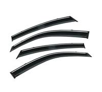 Pizgear Window Wind Deflectors, For TERRITORY 2019 Car Sun Rain Guard Styling Accessories ABS 4pc Car Door Sun Deflector