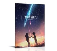 PIZKEEP Your Name Is A Japanese Romance Anime Character Cover Promotional Poster 12 x 18 Inches (30 x 45 cm)