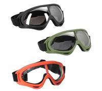 Pizsieat 3pcs Kids Safety Glasses,Goggles for Nerf Gun Game, Adjustable Kids Safety Goggles UV400,Childrens Protective Goggles for Lab Outdoor Sports DIY Eye Protection