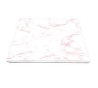 Pizuna Carrara Marble Pink Print Flat Sheet Super King Size, 100% Long Staple Cotton 400 Thread count Bedding Super King, Sateen Super King Flat Sheet 300x280 1 Pc Only (Cotton Printed Bedding)