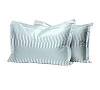 Pizuna Cotton Blue Printed King Oxford Pillow Cases 2 Pack 400 Thread Count