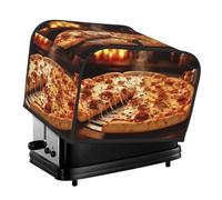 Pizza 3d Print 4-Slice Toaster Cover Protector Appliance For Kitchen Breakfast Tool Daily Decor