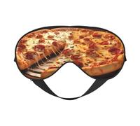 Pizza 3D Sleep Mask,100% Natural Mulberry Silk Eye Mask with, Ultra-Soft Eye Covers for Sleeping, Travel, Nap