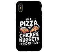 Pizza And Nuggets Kind Of Guy For Food Lovers Case for iPhone X/XS
