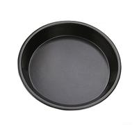 Pizza Baking Tray, Pizza Pan Non-Sticky Carbon Steel Sheet Oven Pan Round Baking Tray Microwave Chip Pan Dish Plate for Oven Baking Metal Pizza Baking Pan(E)