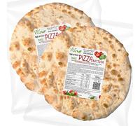 Pizza Bases 2 x 200g | High Protein, Zero Sugar | Hand-Stretched in Italy | Ready to Top & Create Your Own Pizza